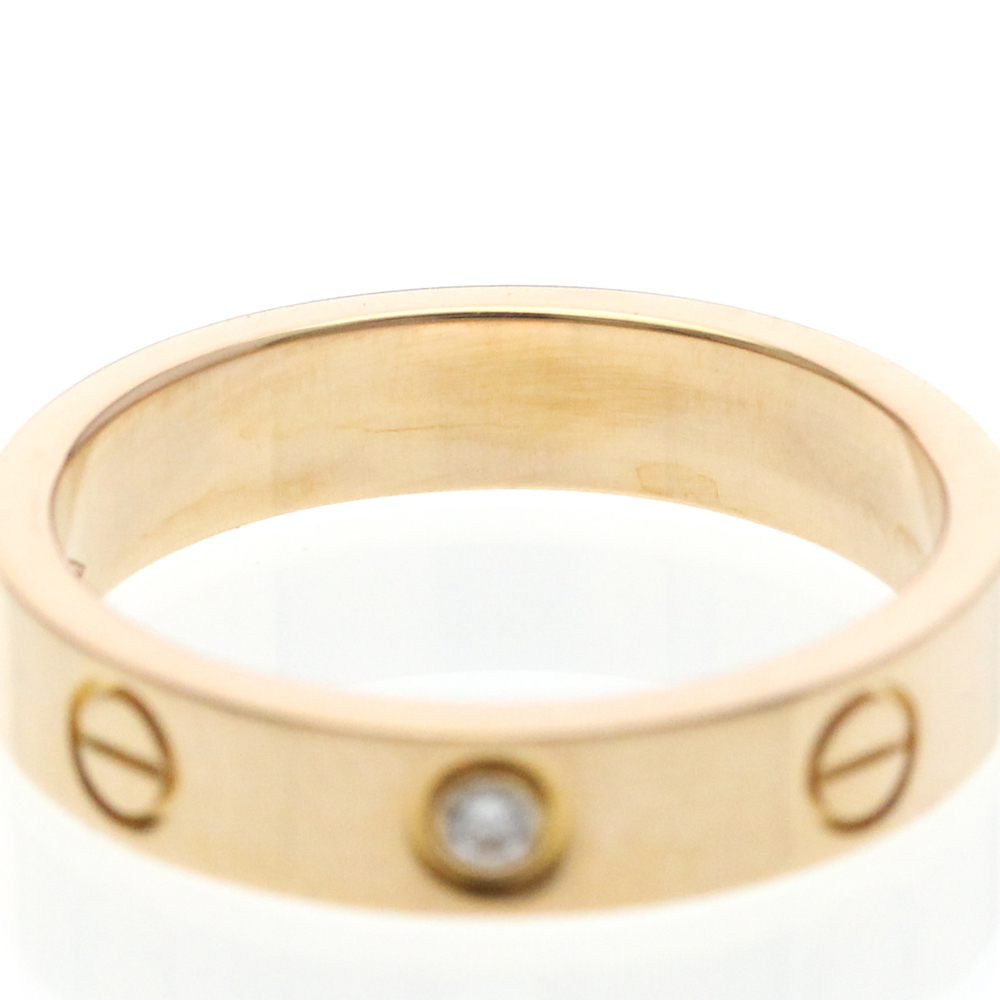 CARTIER 18k Gold Diamond Love Ring - Picture 5 of 9